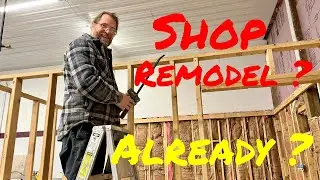 Starting a shop remodel
