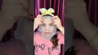 Trying Miniso Rs. 60 Cucumber Sheet Mask #youtubeshorts #viral #shorts #sheetmask