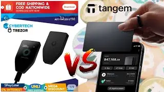 Trezor VS Tangem Cold Wallets PRICE Comparison