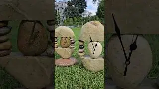 DIY Stone Clock | Unique Handmade Showpiece for Home Decor