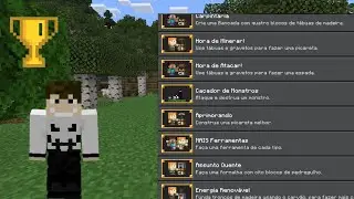 fazendo todas as conquistais do Minecraft bedrock