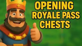 Opening Royal Pass Chests #clashroyale