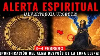 ¡NO COMETAS ESTE ERROR el 3 y 4 de febrero! Tras la LUNA LLENA, la PURIFICACIÓN del ALMA comenzó