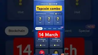Tap Coin Bot : 14 March Daily Bounty Card | Tapcoin  Combo   | tapcoin combo today #tapcoin