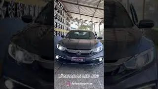 Civic recebendo novas l&acirc;mpadas LED da JR8