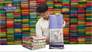 Soft Silk Floral Digital Print And Fancy Silk SareesI Wholesale Shop I @Rkcollectionssarees