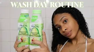 Realistic Wash Day Routine on Natural 3C/4A Hair