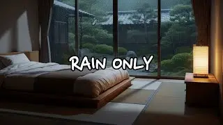 🌧️ Rain Sounds by the Window | Japanese Style Cozy Rain | 10 Hours