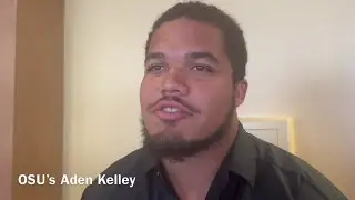 OSU's Aden Kelley wants to be an auctioneer. He gives an example