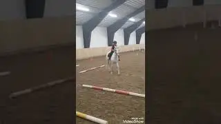 Wesam med Amadeus igjen  🐴🐴(Kalland ridesenter)