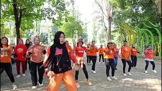 Singkong&keju #joget dangdut koplo kreasi#senam sehat#T&F group#Tanan Hutan Kota PARE