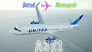🔴MSFS LIVE | Detroit (DTW)  ✈ Minneapolis (MSP)   |  #MSFS2024