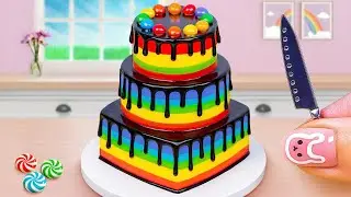 How to Make Rainbow Cake | Best Rainbow Cake Recipes Ideas | Sara Mini Cake