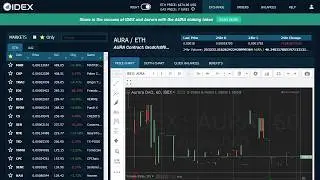 Обзор биржи IDEX. Как продать токены. Сравнение с Etherdelta