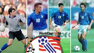 Italy National Team Squad Then and Now: World Cup 1994