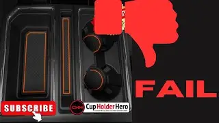 Cup Holder Hero console liner FAIL! Is it a puzzle?