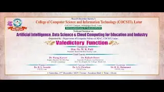 AI, Data Science and Cloud Computing for Education and Industry,Valedictory Function