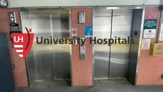 Modded Series 4s! Schindler TXPress Traction Elevators | UH Adelbert Garage | Cleveland, OH
