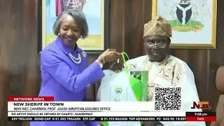 New INEC Chairman, Prof. Joash Amupitan, Assumes Office in Abuja