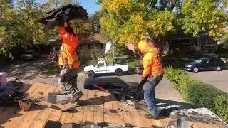 Denver Roof Replacement: Expert Shingle Removal by Cenco Roofing Crew