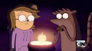 Regular Show - Rigby and Eileen in the Dark