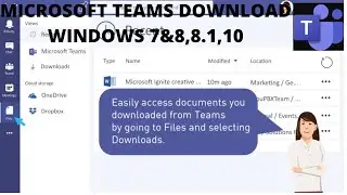 MICROSOFT TEAMS USING WITH DESKTOP & MOBILE /WITH DOWNLOAD & INSTAL PROOF AND RUN MICROSOFT TEAMS