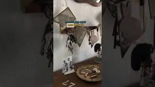 Repurposed Door Hinge - Repurposed Rusty Metal Into DIY Home Decor #roycycled #repurposed #upcycle