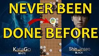 Shin Jinseo's Immortal Game vs. KataGo