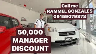 ALL PURPOSE CAR VAN, CHEAPEST PRICE WITH 3 YEARS WARRANTY SUZUKI APV GA 2025 MODEL.