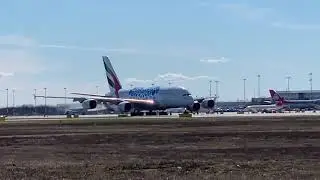 Decollo A380 Emirates da Malpensa LIMC/Take-off A380 Emirates from Milan Malpensa LIMC