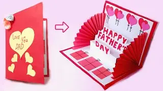 Fathers Day Card | How to make Father's Day Card | Fathers Day Gift Ideas | Greeting Cards Tutorial