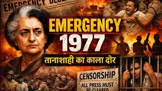Emergency 1977: Democracy Under Arrest | Hindi Documentary #documentrywithsanju #documentary 