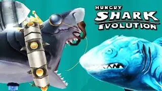 Hungry Shark Evolution - Megalodon vs Ice Shark