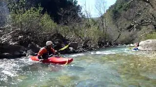 Kayaking Kotsalos river. Panago @ Podos Gorge