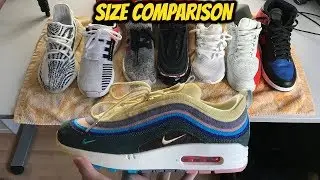 SEAN WOTHERSPOON AIR MAX 1/97 SIZE GUIDE *SIZE COMPARISON*