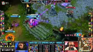TSM vs Cloud 9 - NA LCS Spring 2014 Highlights