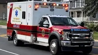 Tinicum Township Fire Company Ambulance 48B Responding 5-1-23