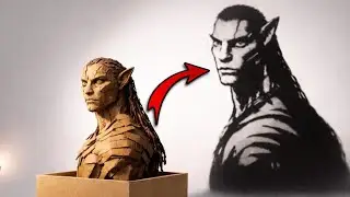 JAKE SULLY | AVATAR &ndash; SHADOW ART TRANSFORMATION | CINEMATIC SILHOUETTE