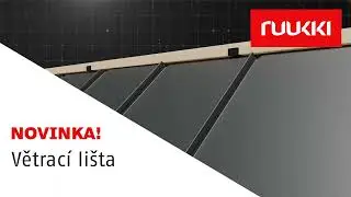 Větrac&iacute; li&scaron;ta Ruukki a plechov&aacute; střecha se stojatou dr&aacute;žkou Ruukki Classic. Dokonal&aacute; kombinace.