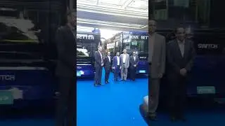 Switch Mobility launches#EiV12#Switch Mobility launches EiV 12 electric bus in chennai