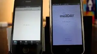 me2day speed test between iphone 4 vs iphone 2g