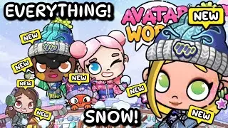 ВСЁ в обновлении AVATAR WORLD SNOW! ❄️БЕСПЛАТНАЯ❄️ ОДЕЖДА!
