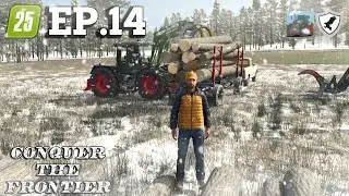 FROSTY FORESTRY | FS25 Co-Op Survival | New Frontier Ep. 14
