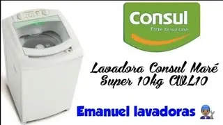 Lavadora Consul maré super 10kg (CWL10B) roupas coloridas