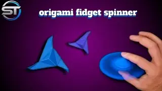 Create a Paper Fidget Spinner Origami