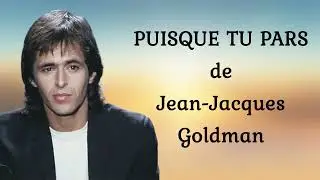 Jean-Jacques GOLDMAN  -  Puisque tu pars -  Cover Ludovic KERZIC
