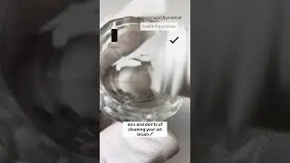 tips to clean your art brush! #nailtech #nailtechniques