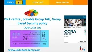 CCNA 200-301 Lecture 21  (DNA Centre , Scalable Group TAG, Security policy)