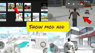 Snow mod add in Indian bike driving 3d 🥶 Rgs tool #indianbikedriving3d 