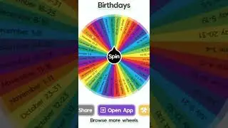 Spin wheel #1